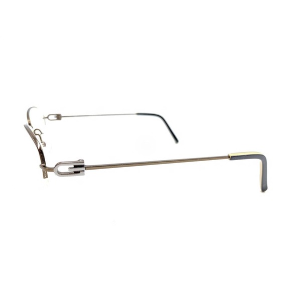 Gucci GG 2728 QC7 Brown Half Rim Eyeglasses Frames 49-17 130 Italy Designer - Picture 7 of 12